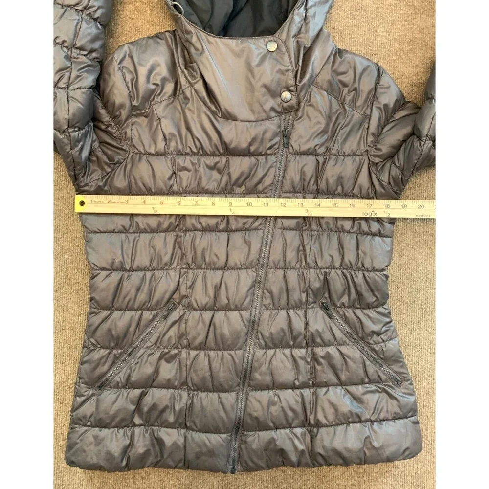 Columbia Hooded Puffer Jacket Womens M Point Reyes Quilted Insulated Zip Up - Picture 6 of 13
